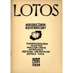 Lotos. Miesięcznik poświęcony rozwojowi i kulturze życia wewnętrznego, oraz wartościom twórczym polskiej myśli transcendentnej.