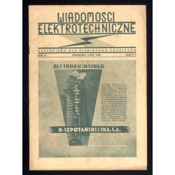 Wiadomości Elektrotechniczne. R.6 (1938). Z.1-11