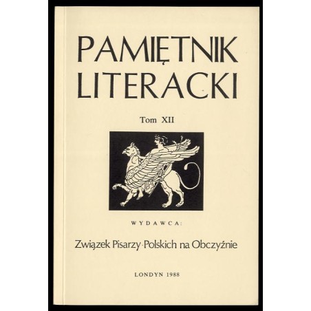 Pamiętnik Literacki. T.12