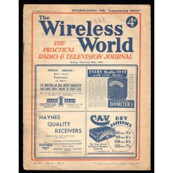 The Wireless World. The Practical Radio & Television Journal. Yearbook 40 (1937). No. 9 (913) (26 II 1937)