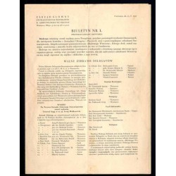 Biuletyn Zarządu Głównego. Zarząd Główny Stowarzyszenia Weteranów b. Armii Polskiej we Francji. [1939]. Biuletyn nr 1 (15.02.193