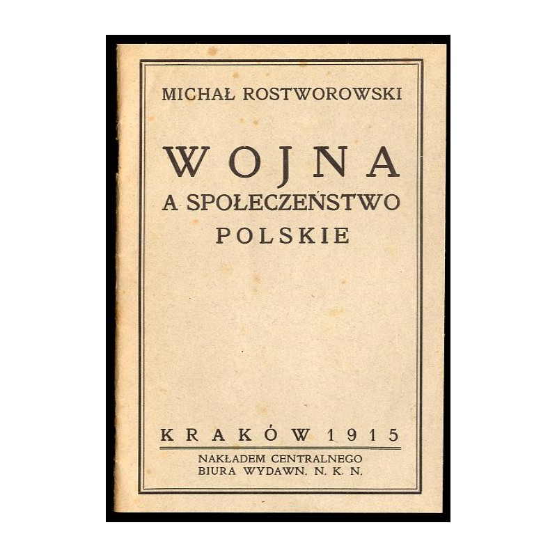 Wojna a społeczeństwo polskie