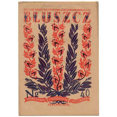 Bluszcz. Pismo tygodniowe ilustrowane dla kobiet. R.58 (1925). Nr 40 (3 października 1925)