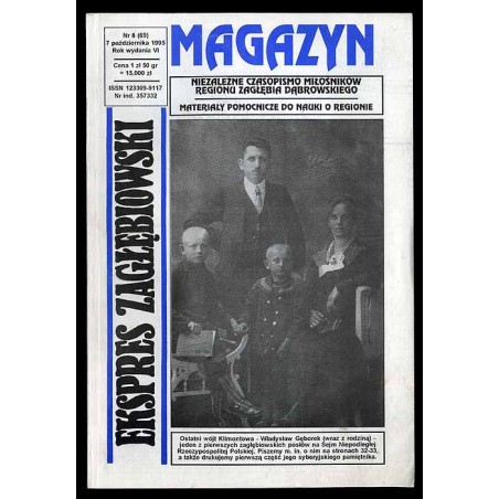 Ekspres Zagłębiowski. Magazyn. Niezależna gazeta miłośników Zagłębia Dąbrowskiego. R.6 (1995). Nr 8 (69)