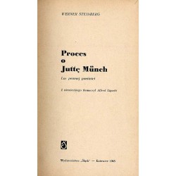 Proces o Juttę Münch. Los pewnej powieści