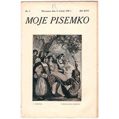 Moje Pisemko. R.26 (1928). Nr 7 (11 lutego 1928)