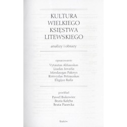 Kultura Wielkiego Księstwa Litewskiego. Analizy i obrazy