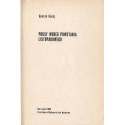 Prusy wobec powstania listopadowego