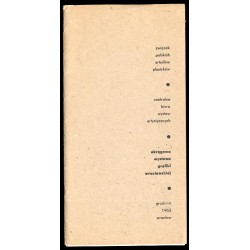 Okręgowa Wystawa Grafiki Wrocławskiej [1962]