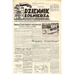 Dziennik Żołnierza. [...] Pismo żołnierzy I. Korpusu Panc.-Motorowego. R.3 (1942). Nr 166 (699) (17 listopada 1942)