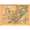 Führer durch Potsdam und Umgebung mit Karten, Ansichten und Eisenbahn-Fahrplan
