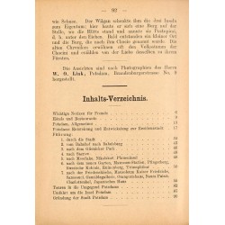 Führer durch Potsdam und Umgebung mit Karten, Ansichten und Eisenbahn-Fahrplan