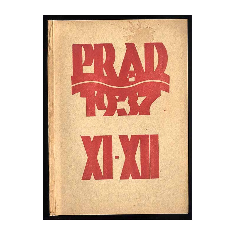 Prąd. Miesięcznik poświęcony zagadnieniom życia kulturalnego i społecznego. R.24 (XI-XII 1937) t.34