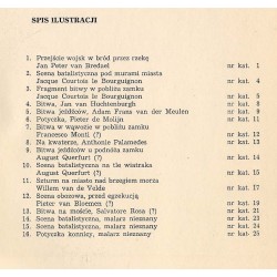 Epizody wojenne w malarstwie XVII i XVIII wieku. Katalog wystawy