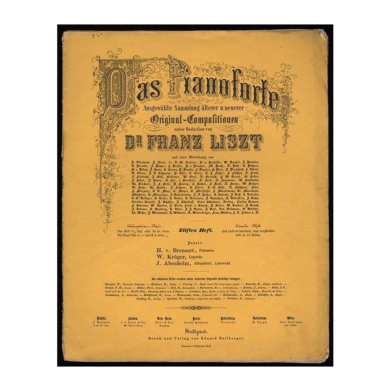 Polonaise. Legende (Romance sans Paroles). Op. 54. Album-Blatt "Lebewohl"