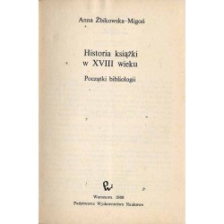 Historia książki w XVIII wieku. Początki bibliologii