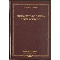Muzyczność dzieła literackiego