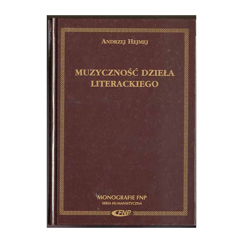 Muzyczność dzieła literackiego