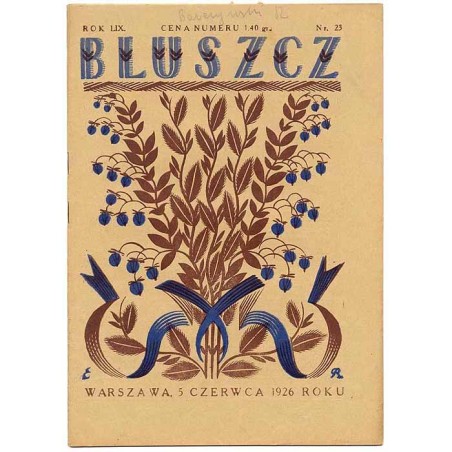 Bluszcz. Pismo tygodniowe ilustrowane dla kobiet. R.59 (1926). Nr 23 (5 czerwca 1926)