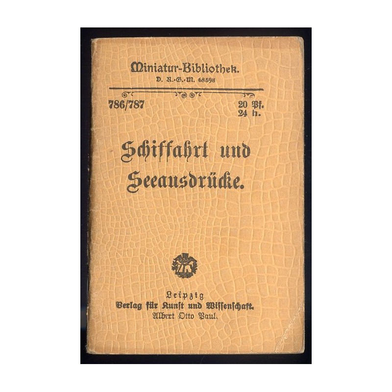 Schiffahrt und Seeausdrücke