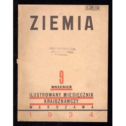 Ziemia. Ilustrowany miesięcznik krajoznawczy. R. 24 (1934). Nr 9 (Wrzesień 1934) / Warszawa i okolice