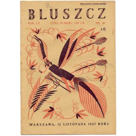 Bluszcz. Społeczno-literacki ilustrowany tygodnik kobiecy. R.60 (1927). Nr 46 (12 listopada 1927)