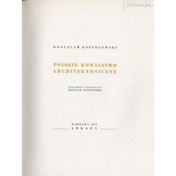 Polskie kowalstwo architektoniczne