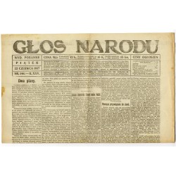 Głos Narodu. R.25 (1917). Nr 146 (22 czerwca 1917). Wydanie poranne