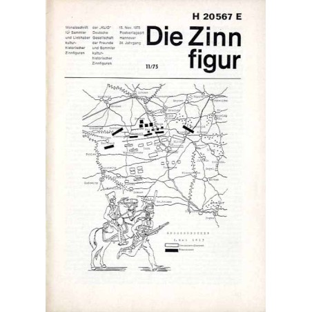 Die Zinnfigur. Monatsschrift für Sammler und Liebhaber kulturhistorischer Zinnfiguren. 24. Jahrgang (1975). Nr 11 (15. November