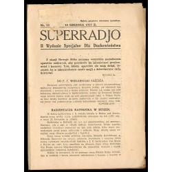 Superradjo. II Wydanie Specjalne dla Duchowieństwa. Nr 13 (10 XII 1927)