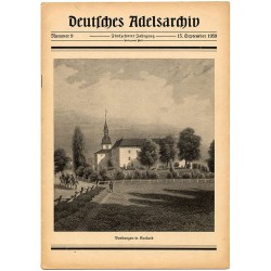 Deutsches Adelsarchiv. 15. Jahrgang (1959). Nr 9 (15 IX 1959) [Dondangen in Kurland] [Dundaga]