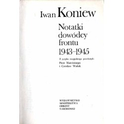 Notatki dowódcy frontu 1943-1945