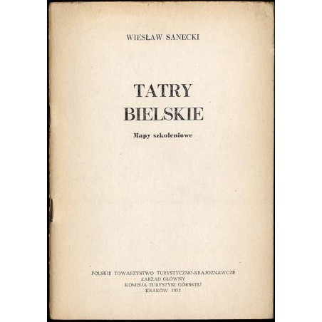 Tatry Bielskie. Mapy szkoleniowe