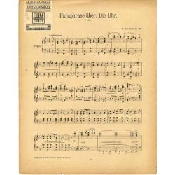 Paraphrase über: Die Uhr. Op. 120