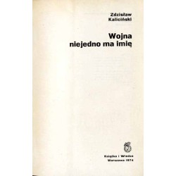 Wojna niejedno ma imię
