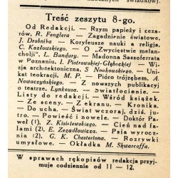 Tęcza. Ilustrowane pismo tygodniowe. R.3 (1929). Z. 8 (23 lutego 1929) / M. Skwarcoff (Skworcoff)