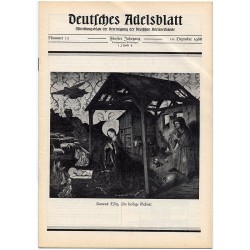 Deutsches Adelsblatt. 5. Jahrgang (1966). Nr 12 (10 XI 1966) [Konrad Witz, Die heilige Geburt]