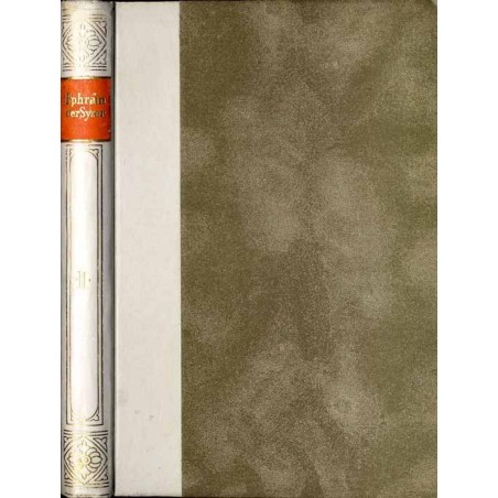 Bibliothek der Kirchenväter. Eine Auswahl Patristischer Werke in deutscher übersetzung. Reihe 1. B. 61: Ephräm der Syrer: Ausgew