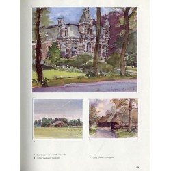 Het Drentse Landschap tekenend. Han van Hagen. Warner Hemstede. Mark Lisser. Jan van Loon. Evert Musch. Frans van der Veen. Ben