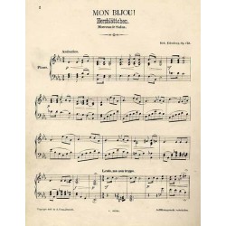 Mon bijou. Herzblättchen. Morceau de Salon. Op. 172