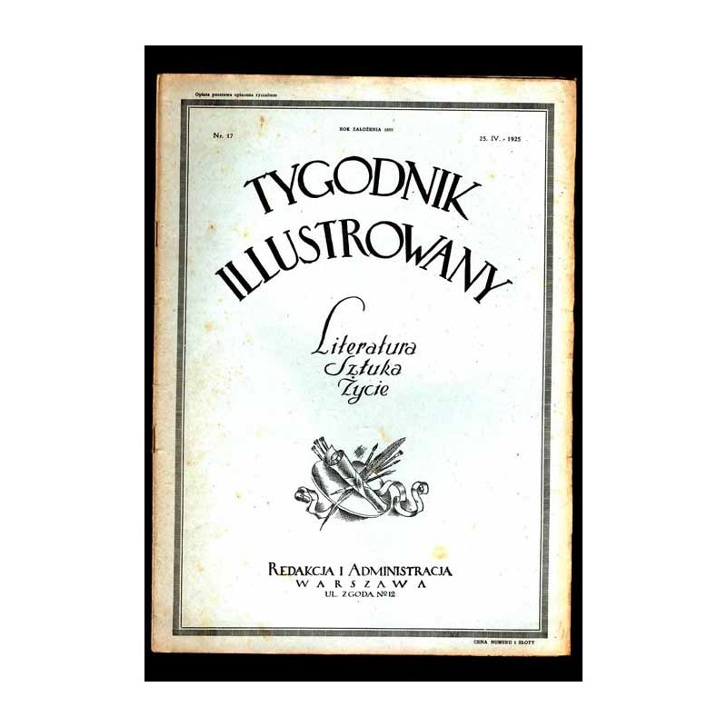 Tygodnik llustrowany. R.66 (1925). Nr 17 (3414) (25 kwietnia 1925)