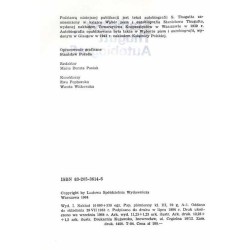 Stanisław Thugutt. Autobiografia