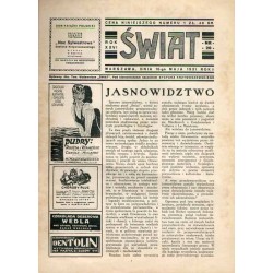 Świat. Pismo tygodniowe ilustrowane. R.26 (1931). Nr 20 (16 maja 1931)