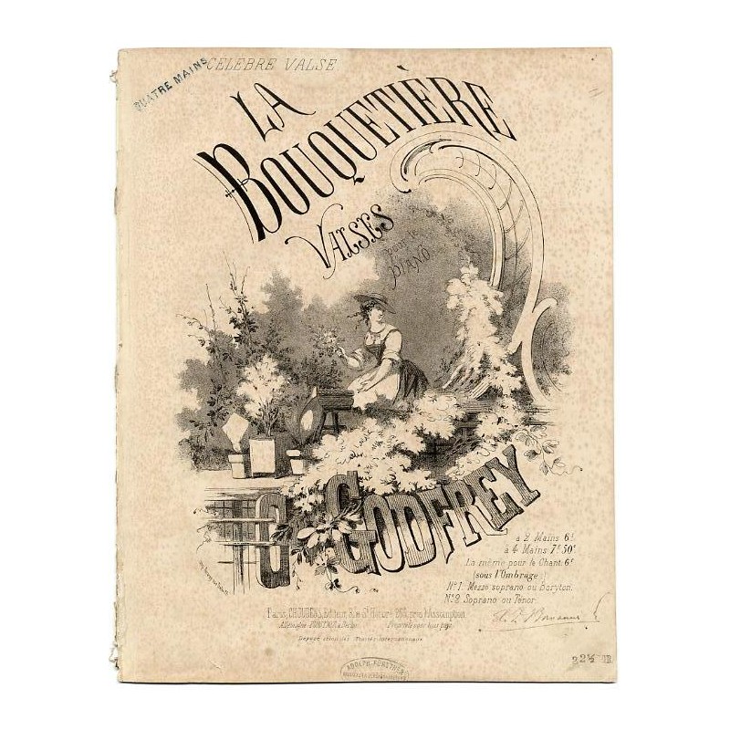 La Bouquetière. Valse pour le piano à 4 mains