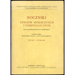 Roczniki Dziejów Społecznych i Gospodarczych. T.44 (1983)