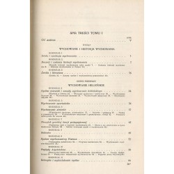 Historja wychowania. Zarys podręcznikowy. T.1: Od starożytnej Grecji do połowy w. XVIII. T.2: Wychowanie nowoczesne (od połowy w