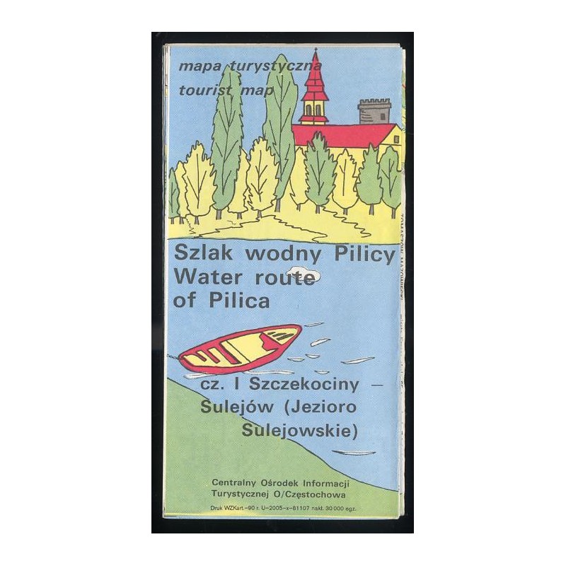Szlak wodny Pilicy. Cz.1: Szczekociny - Sulejów (Jezioro Sulejowskie). Cz.2: Sulejów (Jezioro Sulejowskie) - Warka - Mniszew (uj