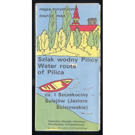 Szlak wodny Pilicy. Cz.1: Szczekociny - Sulejów (Jezioro Sulejowskie). Cz.2: Sulejów (Jezioro Sulejowskie) - Warka - Mniszew (uj