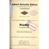Albert Schulte Söhne, Kommanditgesellschaft, Tente Rheinland [...] Aelteste Spezialfabrik in Rollen aller Art. Hauptliste Ausgab