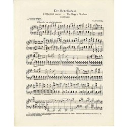 Der Bettelstudent. L'Etudiant pauvre - The Beggar Student. Fantasie